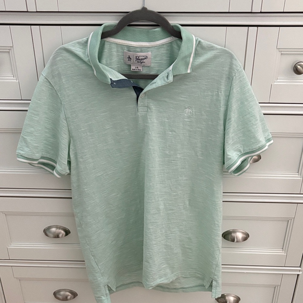 Original Penguin Men's Mint Polo Shirt